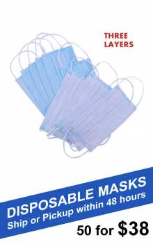 BLANK DISPOSABLE FACE MASKS
